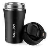 BELANKO™ 14 OZ Coffee Tumbler with Straw - Charcoal Black