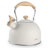 BELANKO™ 2.3 Quart Tea Kettle - Milk White