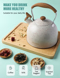 BELANKO™ 2.3 Quart Tea Kettle - Cream White