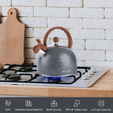 BELANKO™ 2.3 Quart Tea Kettle - Zinc Gray