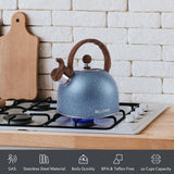 BELANKO™ 2.3 Quart Tea Kettle - Blue