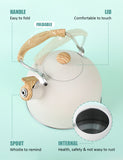 BELANKO™ 2.3 Quart Tea Kettle - Milk White