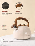 BELANKO™ 2.7 Quart Tea Kettle - Cream White