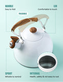 BELANKO™ 2.3 Quart Tea Kettle - Gloss White