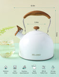 BELANKO™ 2.3 Quart Tea Kettle - Gloss White