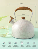 BELANKO™ 2.3 Quart Tea Kettle - Cream White