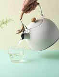 BELANKO™ 2.3 Quart Tea Kettle - Milk White