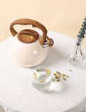BELANKO™ 2.7 Quart Tea Kettle - Cream White