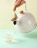 BELANKO™ 2.3 Quart Tea Kettle - Cream White