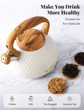 BELANKO 2.7 Quart Tea Kettle - Milk White