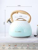 BELANKO™ 2.7 Quart Tea Kettle - Gradient Green