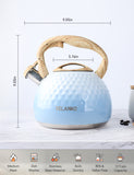 BELANKO™ 2.7 Quart Tea Kettle - Gradient Blue