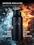 BELANKO™ 32 Oz Water Bottle - Jet Black