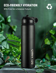 BELANKO™ 24 Oz Water Bottle - Jet Black