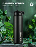 BELANKO™ 24 Oz Water Bottle - Jet Black