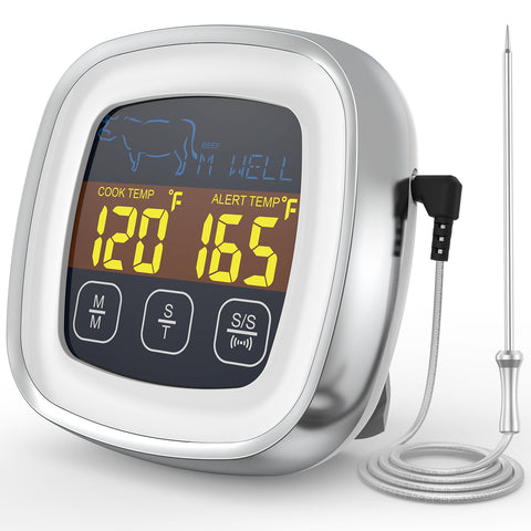 BELANKO™ Digital Food Thermometer - Silver/White