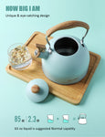BELANKO™ 2.3 Quart Tea Kettle - Turquoise