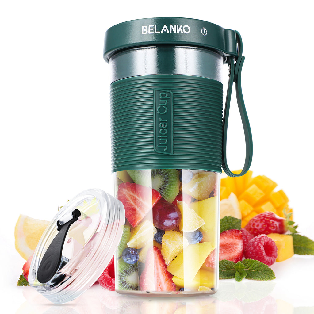BELANKO™ 320/600 ML Portable Blender with USB Rechargeable - Dark Gree