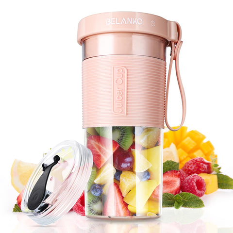BELANKO™ 320/600 ML Portable Blender with USB Rechargeable - Pink