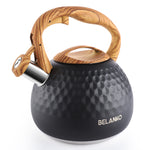 BELANKO™ 2.7 Quart Tea Kettle - Black
