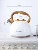BELANKO™ 2.7 Quart Tea Kettle - Gloss White